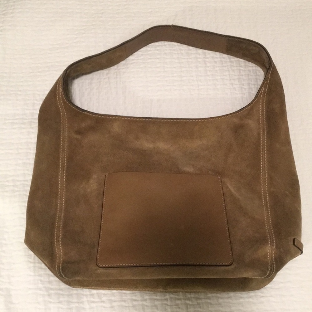 Michael Kors Brown Suede Hobo Bag